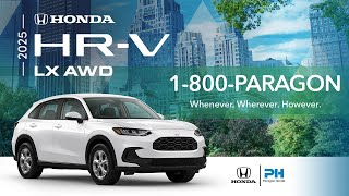 Honda HR-V 2025: Safety. Convenience. Confidence.