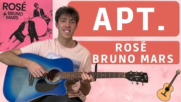 ROSÉ & Bruno - APT. guitar cover (tabs + chords + lyrics) 🎸🎶🩷