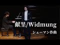 【名曲】献呈 /シューマン widmung /schumann 歌 鳥尾匠海 ピアノ 髙木竜馬