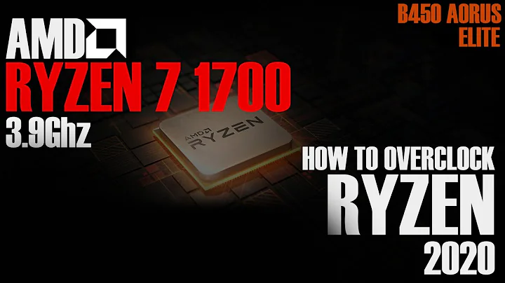 Ryzen 7 1700のオーバークロック方法 | Gigabyte B450 Aorus Elite