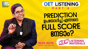 OET Listening Part A Prediction | New Listening Material