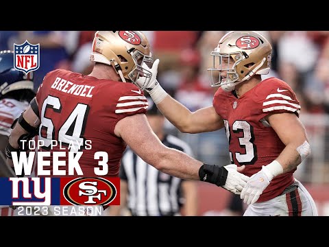 San Francisco 49ers Top Plays vs. the New York Giants | 2023 Regular Season Week 3