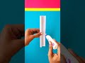 how to make paper blow gun , paper dart making