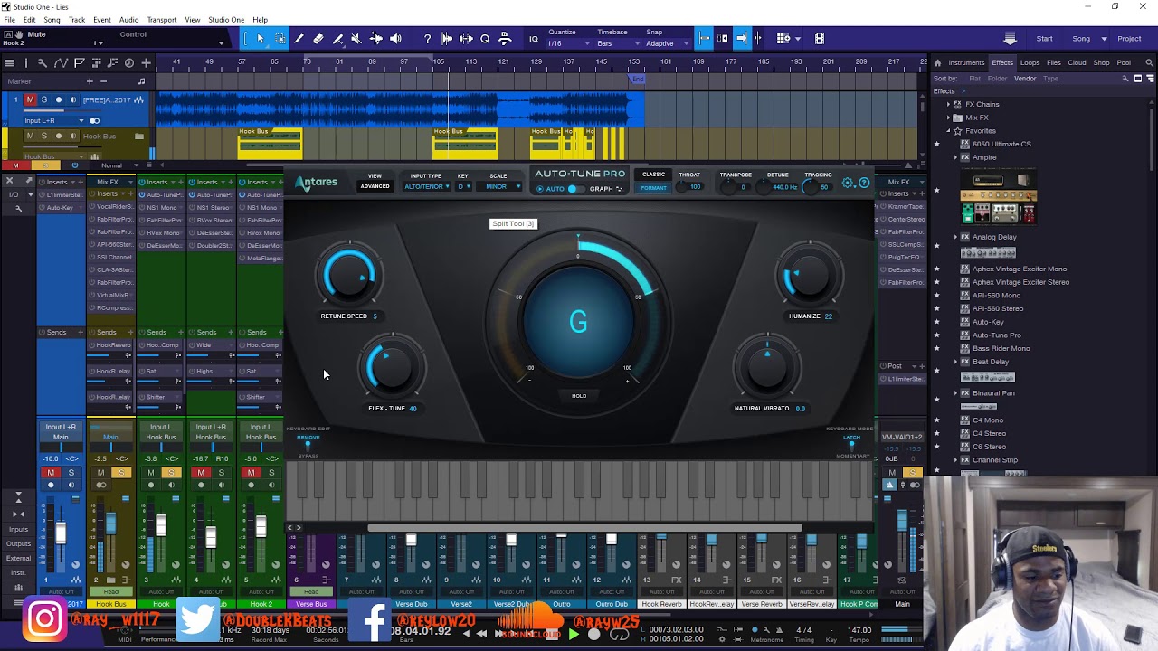 Auto Tune Rappers How To Mix Rap Singing Vocals With (Auto-Tune) - YouTube