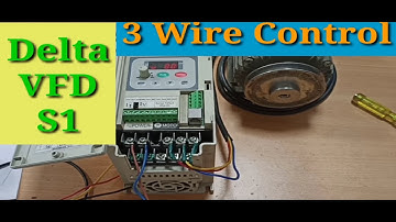 Delta vfd S1 three wire control
