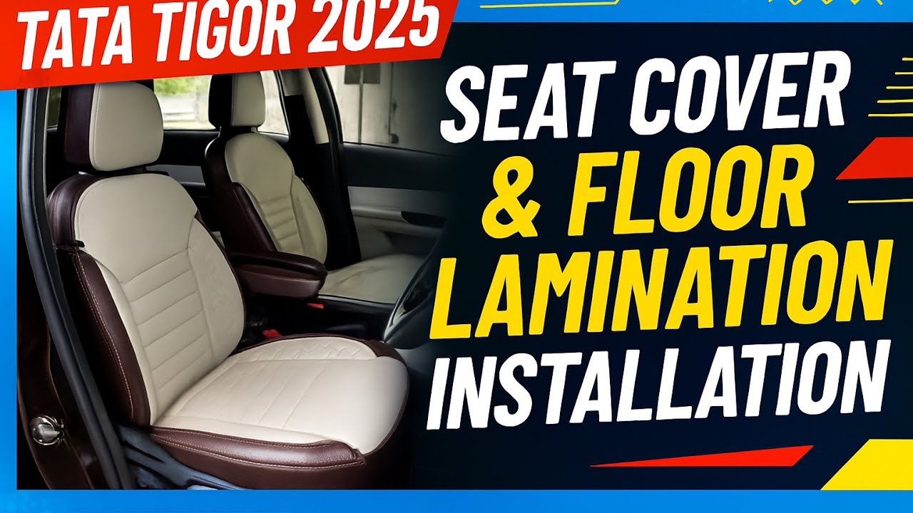Tata Tigor 2025 | Luxury Seat Cover Upgrade ✨| NaviMumbai car Seatcover manufacturer