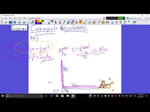Catapult Projectile Calculations