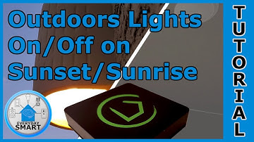 Lights on/off at a specific time (Sunset/Sunrise) - Hubitat Automation