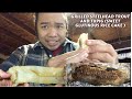 TUPIG (sweet glutinous rice cake) and GRILLED Steelhead trout