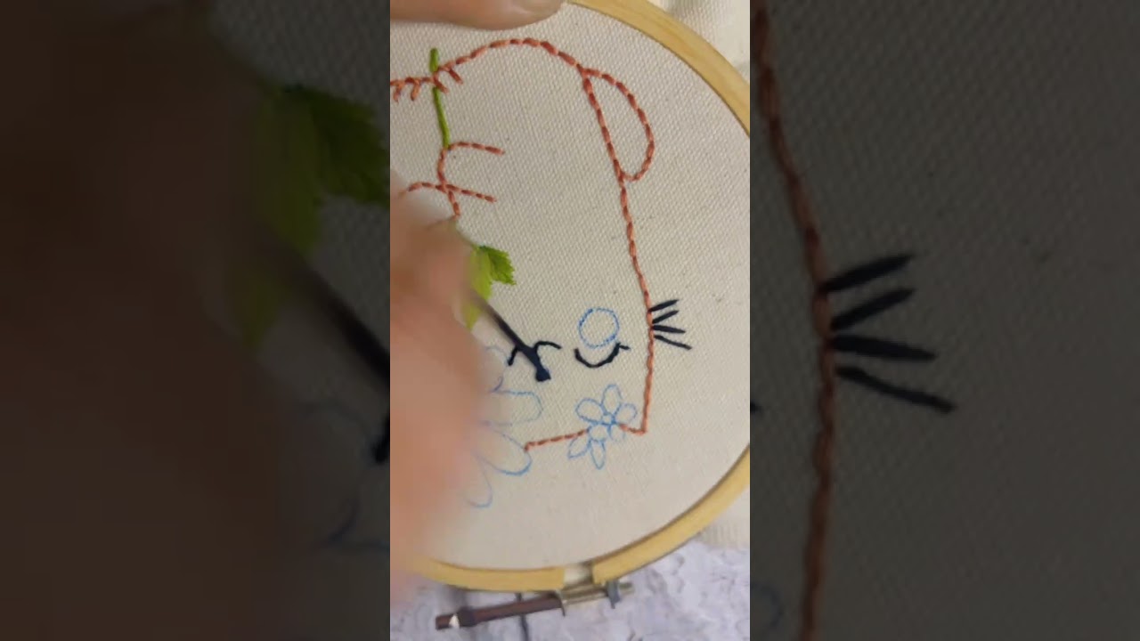 Easy Beginner friendly embroidery pattern