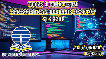 Tugas 1 Praktikum | Pemrograman Berbasis Desktop | Universitas Terbuka