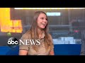 Bindi Irwin brings her kookaburra and dwarf crocodile to Times Square