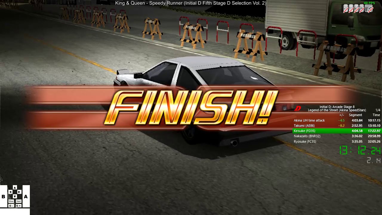 Initial D Arcade Stage 8 Akina Speedstars Story Rta 32 25 Igt 25 13 374 Youtube