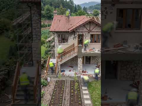 House Restoration Video 📸  🏡#aivideo #3danimation #architecture #viral