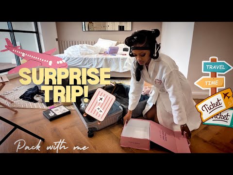SURPRISE TRIP 👀✈️! - Let’s get ready to fly out in a few hours 🥂