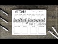 Simple + Useful Bullet Journal Ideas for Students || BACK TO SCHOOL PLANNING