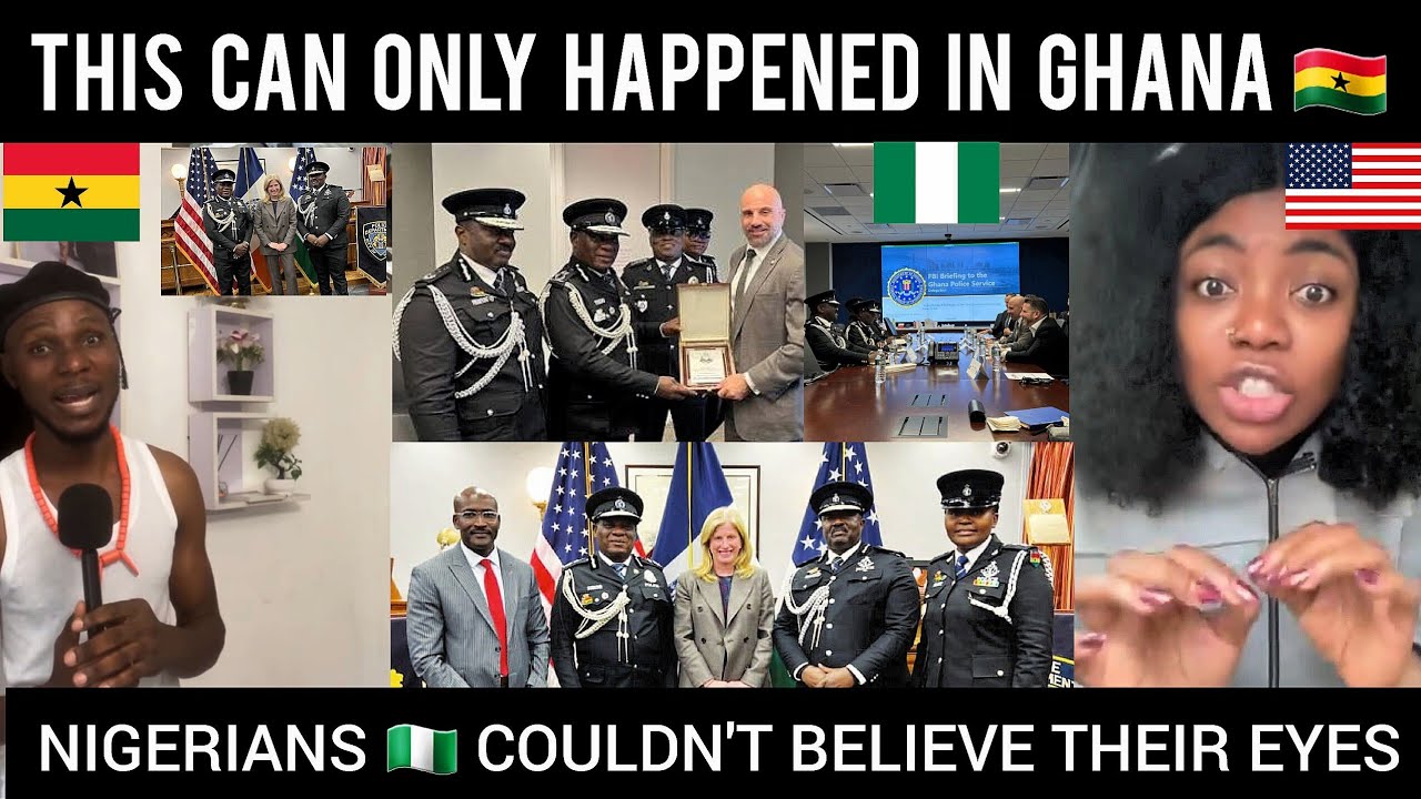 😲 Полиция Ганы 🇬🇭 сейчас в тренде в Америке 🇺🇸 по этой причине...