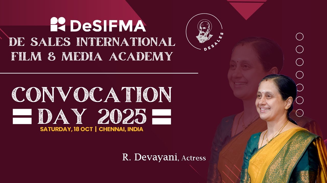 | DeSIFMA | 3rd CONVOCATION - 2025 | ACTRESS DEVAYANI | CHENNAI | INDIA |