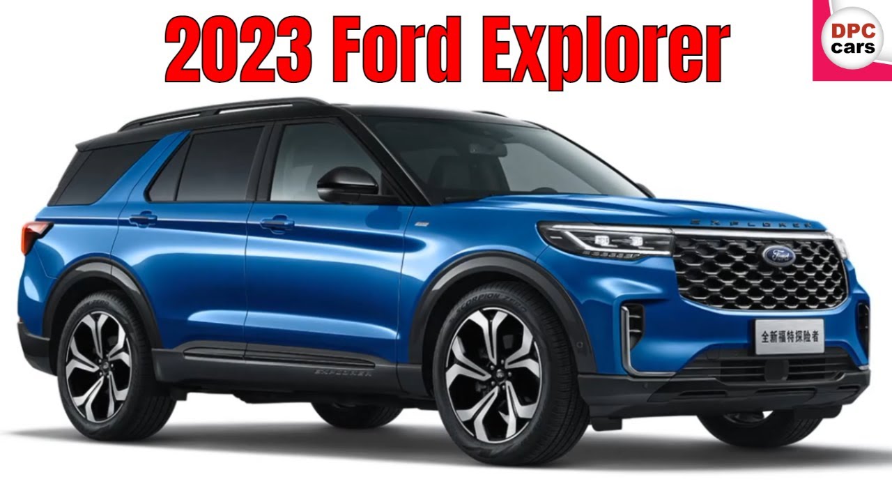 2023 Ford Explorer Design, Interior, and Colors - YouTube