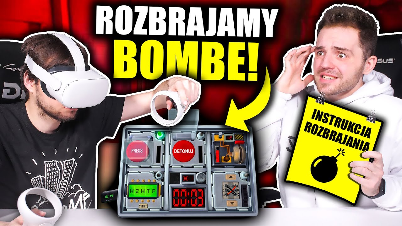 Rozbrajamy BOMBE NA ŚLEPO! *masz jedną szansę*