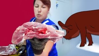 Шейка свиная. Разделка шейно-лопаточной части свинины Шейка свиная. Разделка шейно-лопаточной части свинины