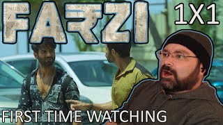 FARZI - 1X1 - AMERICAN FIRST TIME WATCHING - REACTION & REVIEW