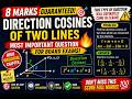 ⚠️ If You Skip This Question, You May Lose 8 Marks! | Direction Cosines &amp; Ratios TS/AP Inter Maths 💯