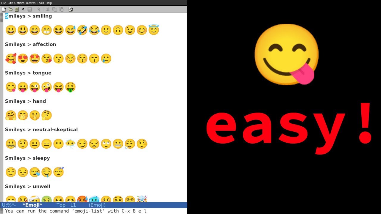 Emacs 29 Typing Emoji characters was never so easy! ️ YouTube