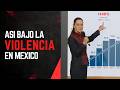 Presidenta presenta comparativo histórico de homicidios