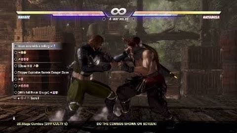 Doa6 Hayate Combo Challenge