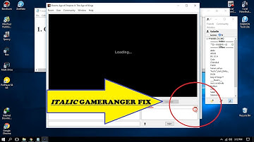 How To FIx Italic Gameranger 2017 - PROBLEM SOLVED