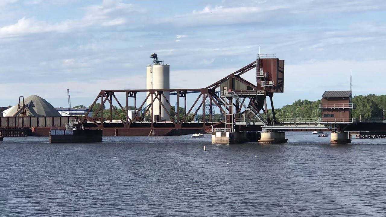 Black River La Crosse Wisconsin Railroad Bridge YouTube