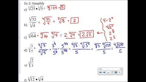 3.2 Properties of Rational Exponents