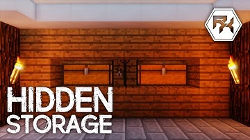 Fancy Hidden Storage (Expandable) [Minecraft Redstone Tutorial]