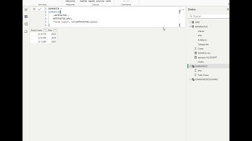 función DAX SUMMARIZE y SUMMARIZECOLUMNS