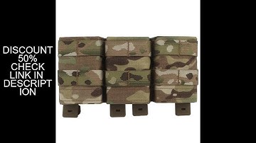 Tactifans Triple Medium 5.56 M4 KYWI Magazine Pouch Insert Open Malice Clip Strap 500D Nylon Tactica