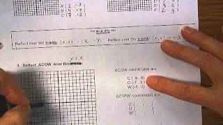 Geometry - Notes on Reflections in Two Dimensions