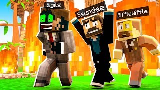SOMEONE Set Camp MINECRAFT on FIRE! (Funny Moments)