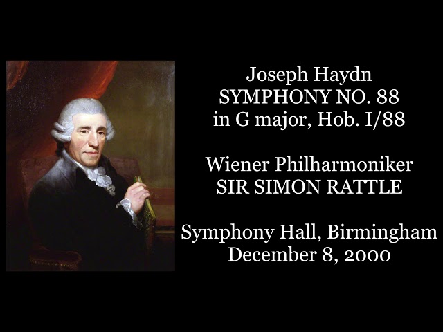 Haydn - Symphonie n°88: 1er mvt : Orch Philh Berlin / S.Rattle
