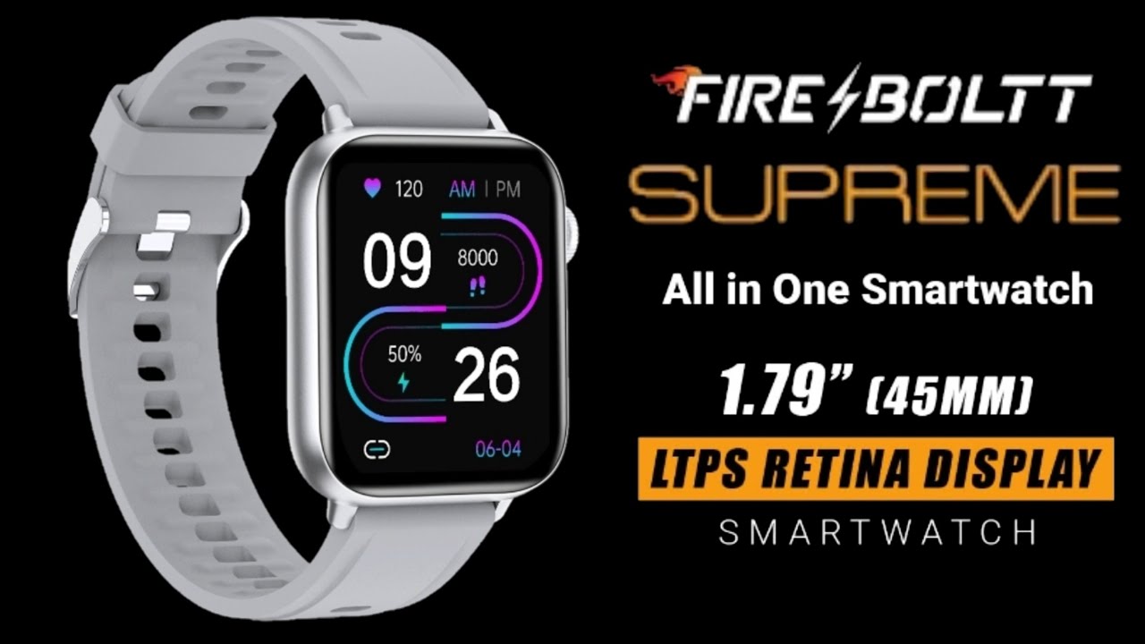 Fire Boltt Supreme Smartwatch 🔥 Buying Link ⚡ All Features &  Specifications⚡ fire boltt supreme - YouTube