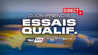 DIRECT – Essais Qualificatifs – Dijon-Prenois – Championnat de France FFSA GT