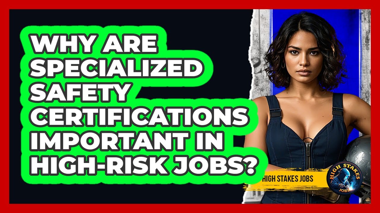 Why Are Specialized Safety Certifications Important In High-risk Jobs? - High Stakes Jobs