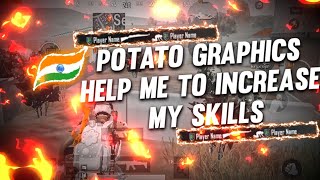 POTATO GRAPHICS HELP ME TO  INCREASE MY SKILLS ⚡ LOW END DEVICE PRO PLAYER   | ROAD TO 1K screenshot 3