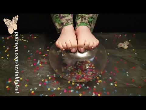 Barefoot Balloon Popping