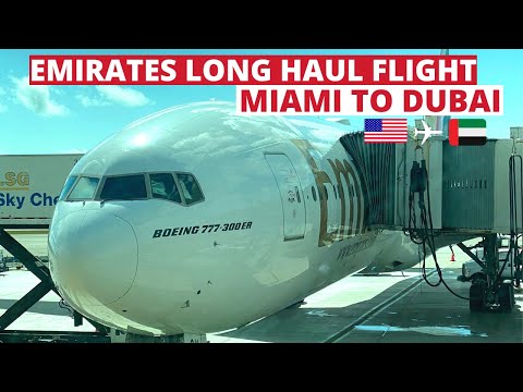 EMIRATES| Economy class|🇺🇸Miami-🇦🇪Dubai|✈️B777-300ER|Trip Report