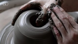 ASMR 흑토로 물레 작업하기 : Pottery Throwing ASMR  [ONDO STUDIO]