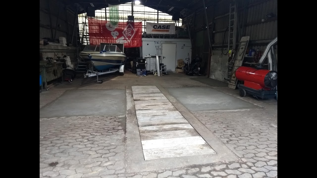 Fundament für eine Hebebühne herstellen YouTube
