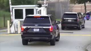 WATCH- Donald Trump's arrives at Georgia jail 👀 #viral #new #trending #live