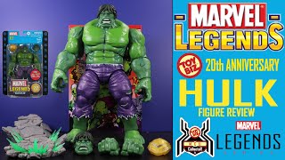 Marvel Legends 20th Anniversary HULK ToyBiz Series 1 Vintage Retro Figure Review