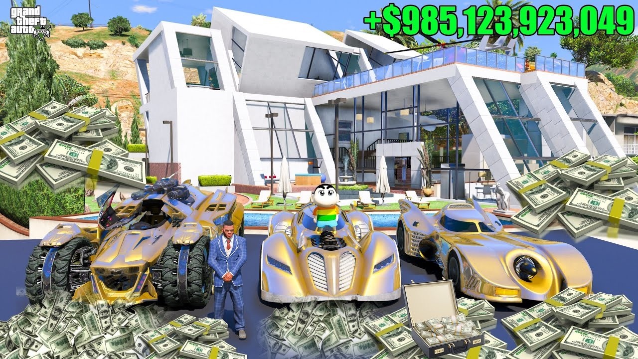 Franklin Touch Anything Become Diamond & Gold in GTA 5 | SUMIT OP